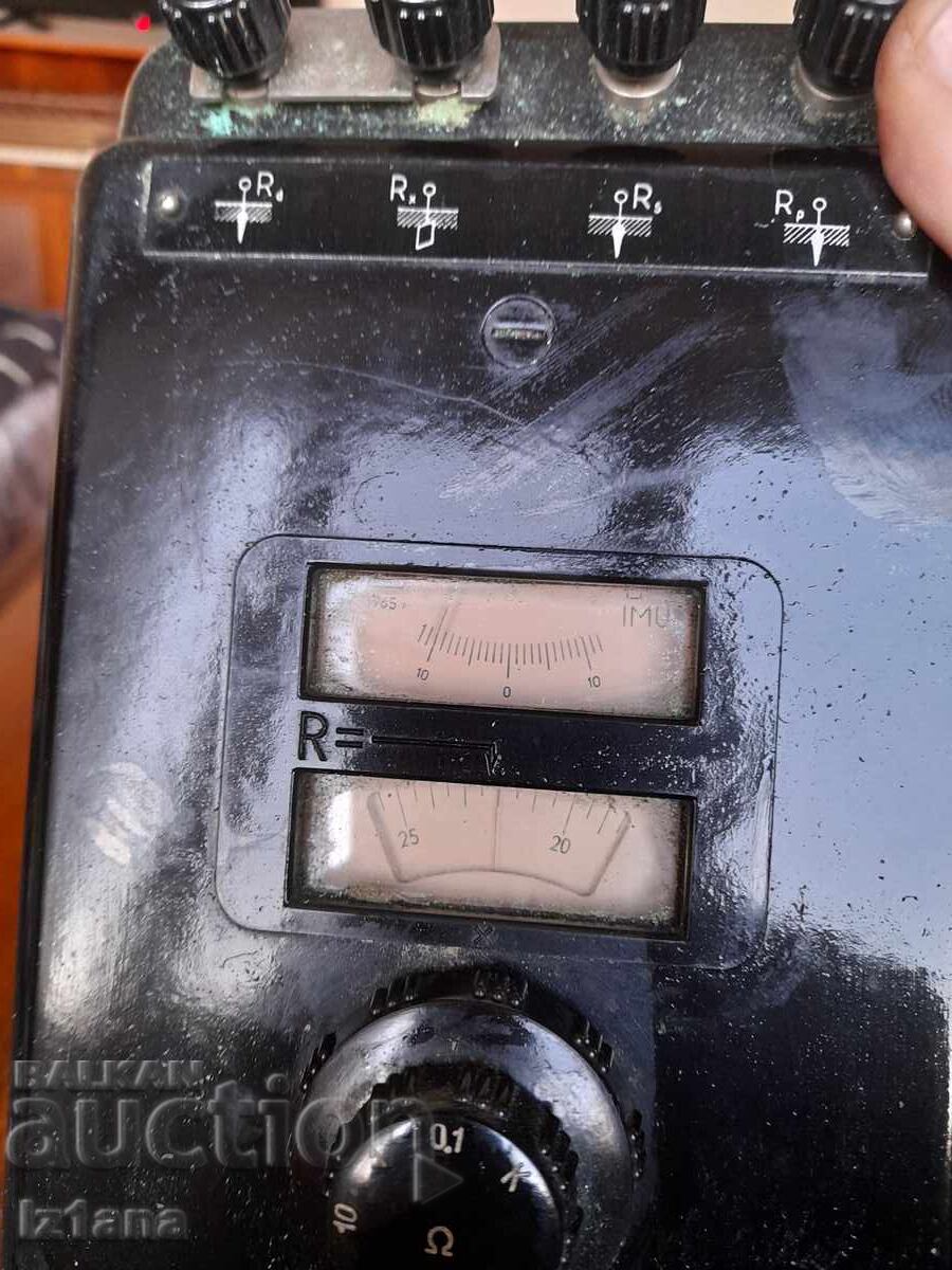 Delivery of Old earth resistance meter Delivery of Old earth resistance meter