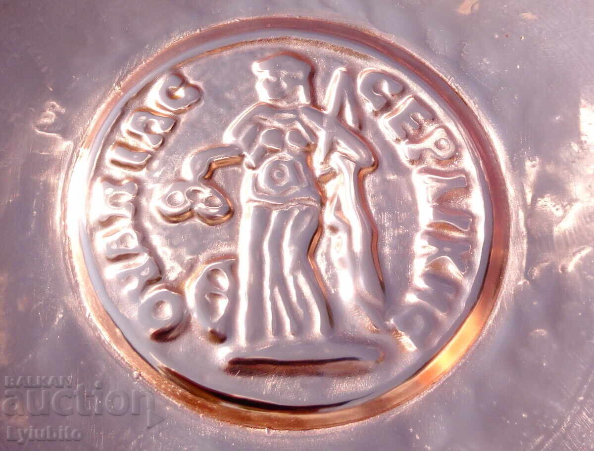 Copper vessel, fruit bowl, bowl with goddess Serdika - 5 Copper vessel, fruit bowl, bowl with goddess Serdika - 5