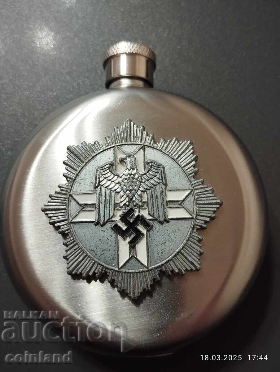 Auction WW II Alcohol Flask Auction WW II Alcohol Flask