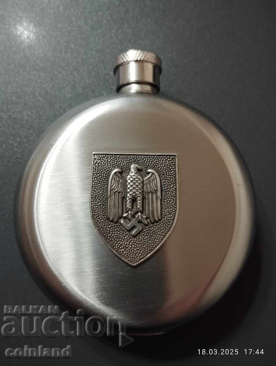 Auction WW II Alcohol Flask Auction WW II Alcohol Flask