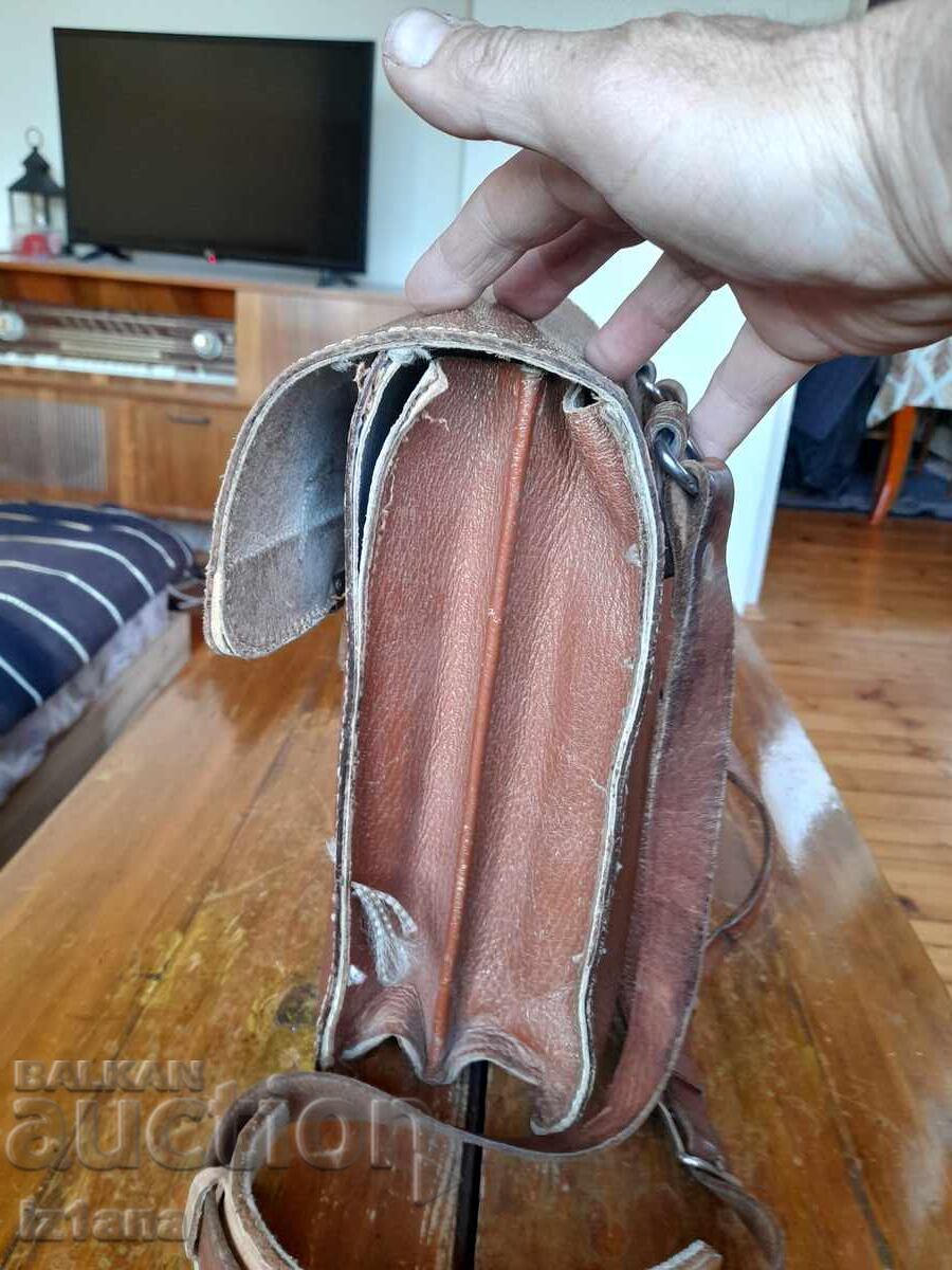 Old commander's, officer's bag with cipher, code - 6 Old commander's, officer's bag with cipher, code - 6