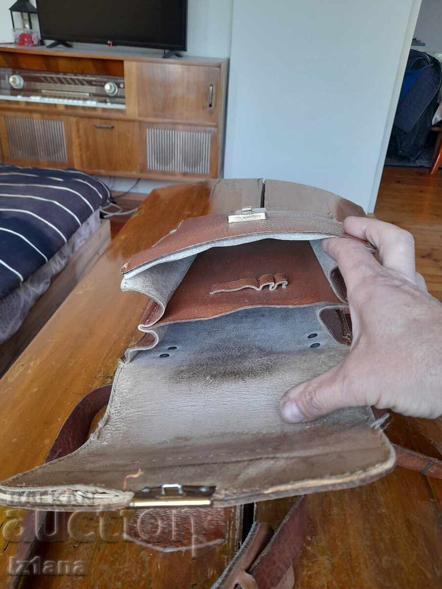 Old commander's, officer's bag with cipher, code - 7 Old commander's, officer's bag with cipher, code - 7