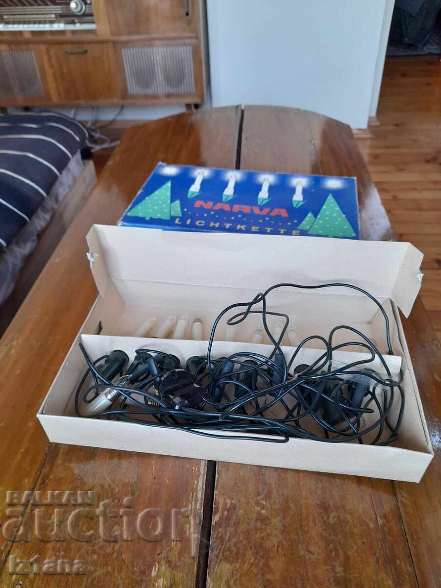 Old lamps, Christmas tree lights Narva with price 75.00 BGN | € 38.35 Old lamps, Christmas tree lights Narva with price 75.00 BGN | € 38.35