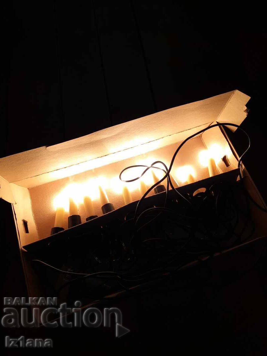 Old lamps, Christmas tree lights Narva - 5 Old lamps, Christmas tree lights Narva - 5