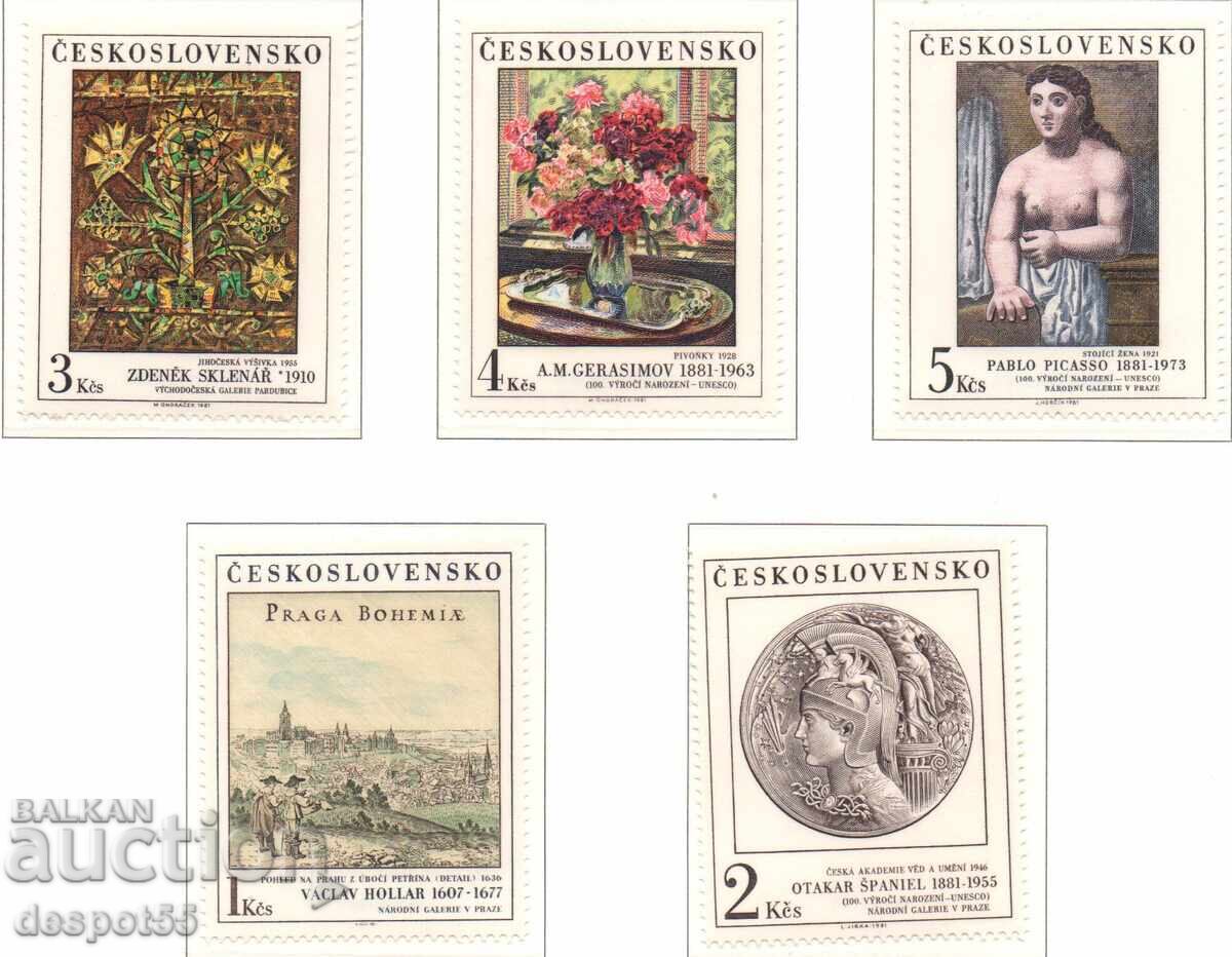 1981. Czechoslovakia. Paintings from the National Gallery in Prague. 1981. Czechoslovakia. Paintings from the National Gallery in Prague.