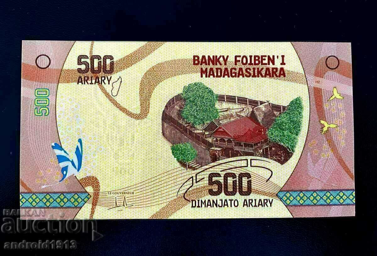 Auction MADAGASCAR - TOP PRICE!! 500 ARIARY 2017, UNC Auction MADAGASCAR - TOP PRICE!! 500 ARIARY 2017, UNC