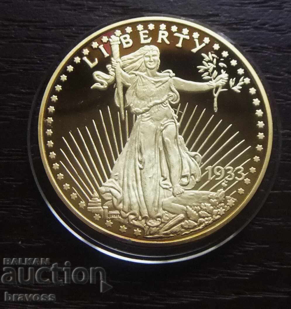 SUA - 1 d. 1933/2003 - Replică cu preț 13.99 BGN | € 7.15 SUA - 1 d. 1933/2003 - Replică cu preț 13.99 BGN | € 7.15