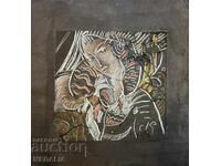 Михаил Лалов - “Девойка” - рисунка със сангин