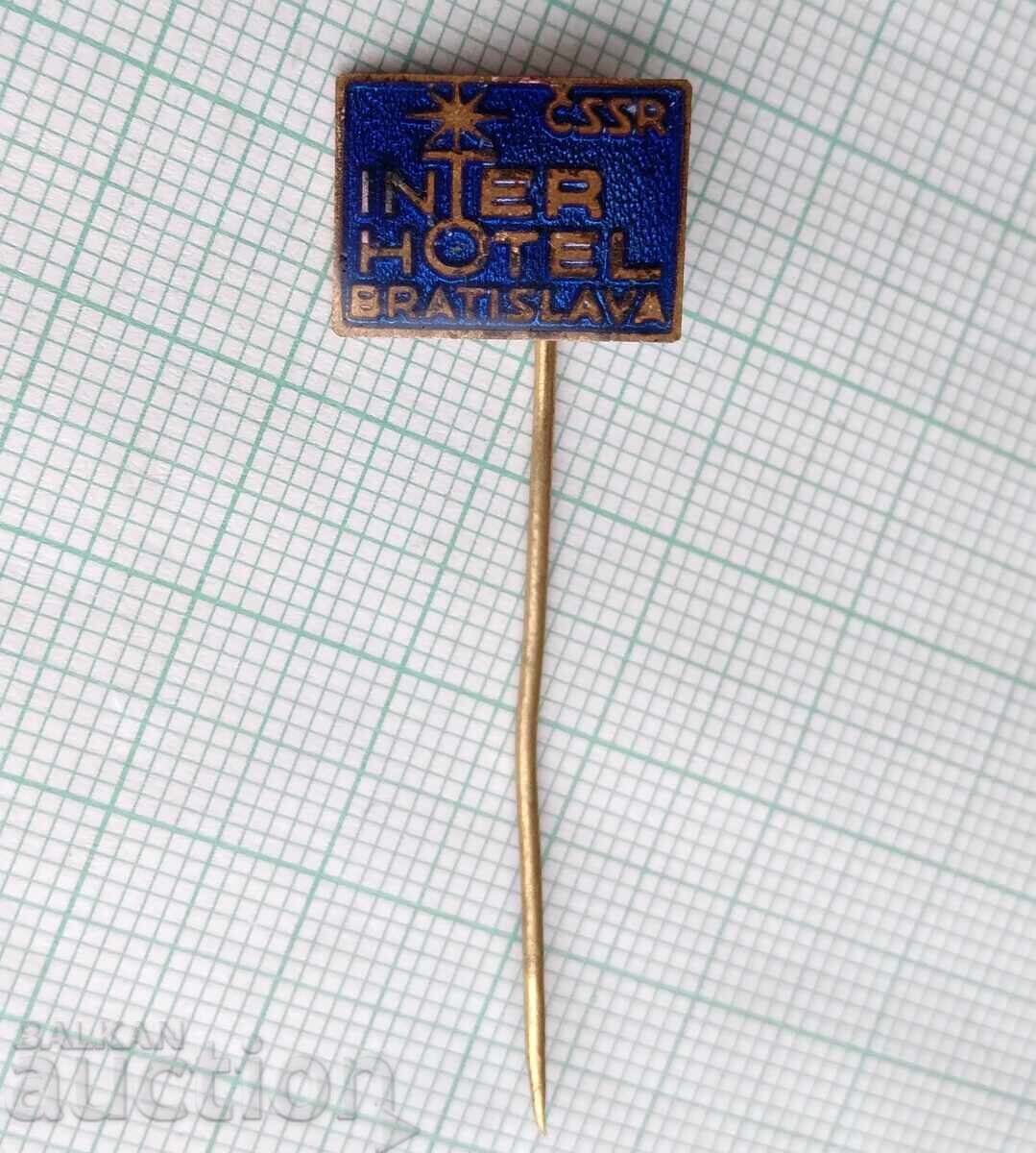 18583 - Interhotel Bratislava Cehoslovacia - email bronz cu preț 3.00 BGN | € 1.53