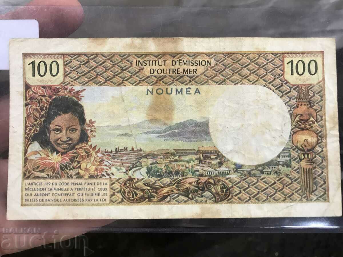 French Polynesia 100 francs New Caledonia Noumea French Polynesia 100 francs New Caledonia Noumea