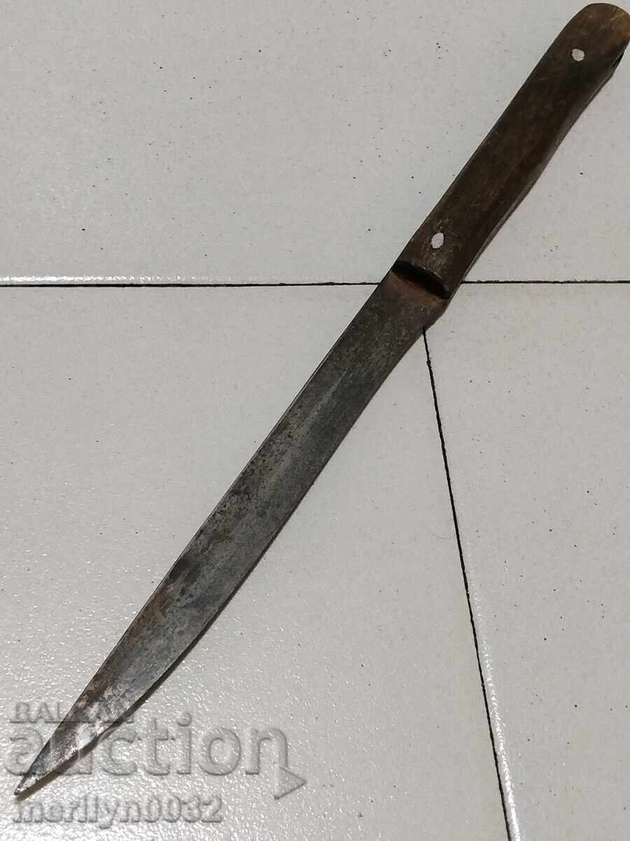 Βαλκανικό μαχαίρι κρεοπώλη χωρίς θήκη, λεπίδα με τιμή 89.00 BGN | € 45.50