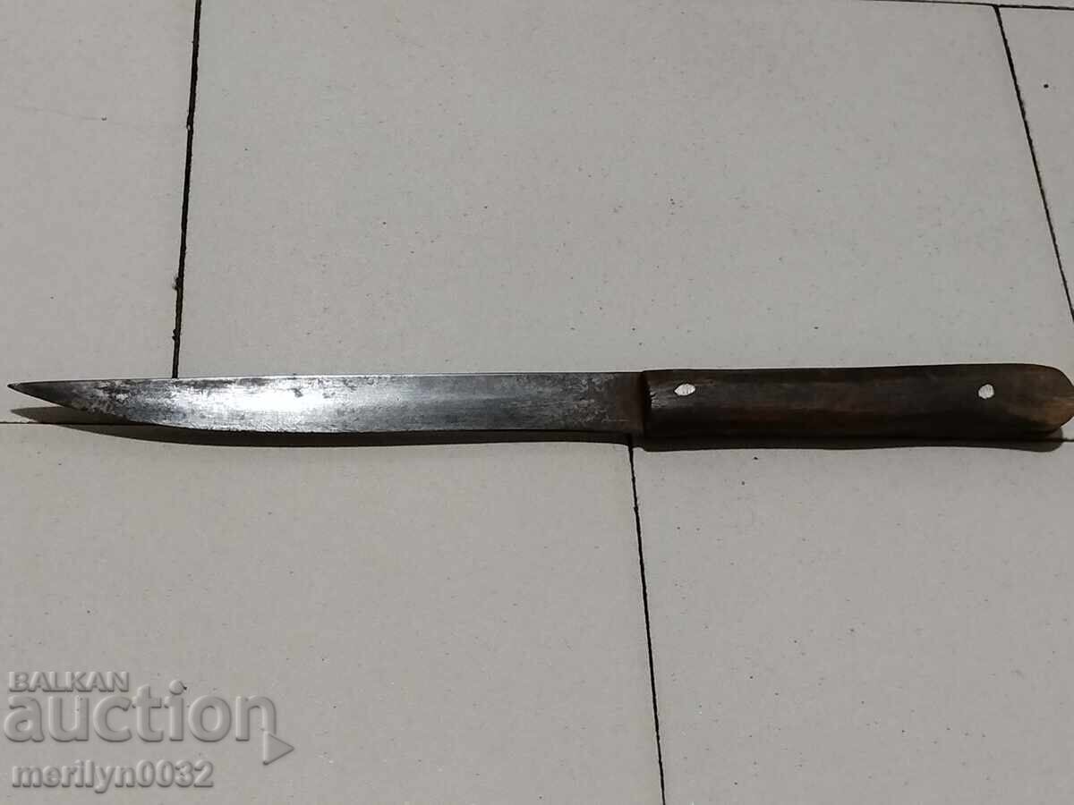 Παράδοση Βαλκανικό μαχαίρι κρεοπώλη χωρίς θήκη, λεπίδα