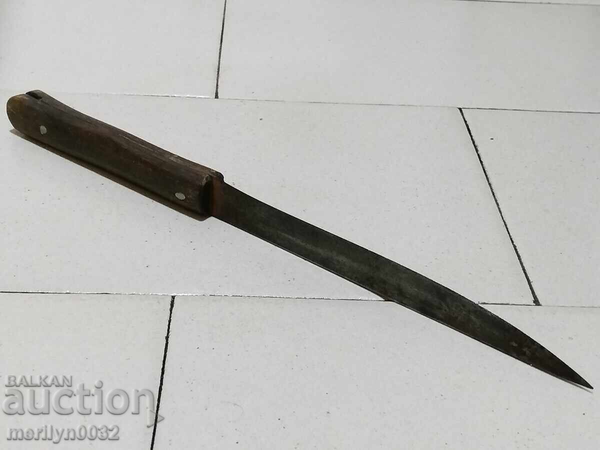 Βαλκανικό μαχαίρι κρεοπώλη χωρίς θήκη, λεπίδα - 6