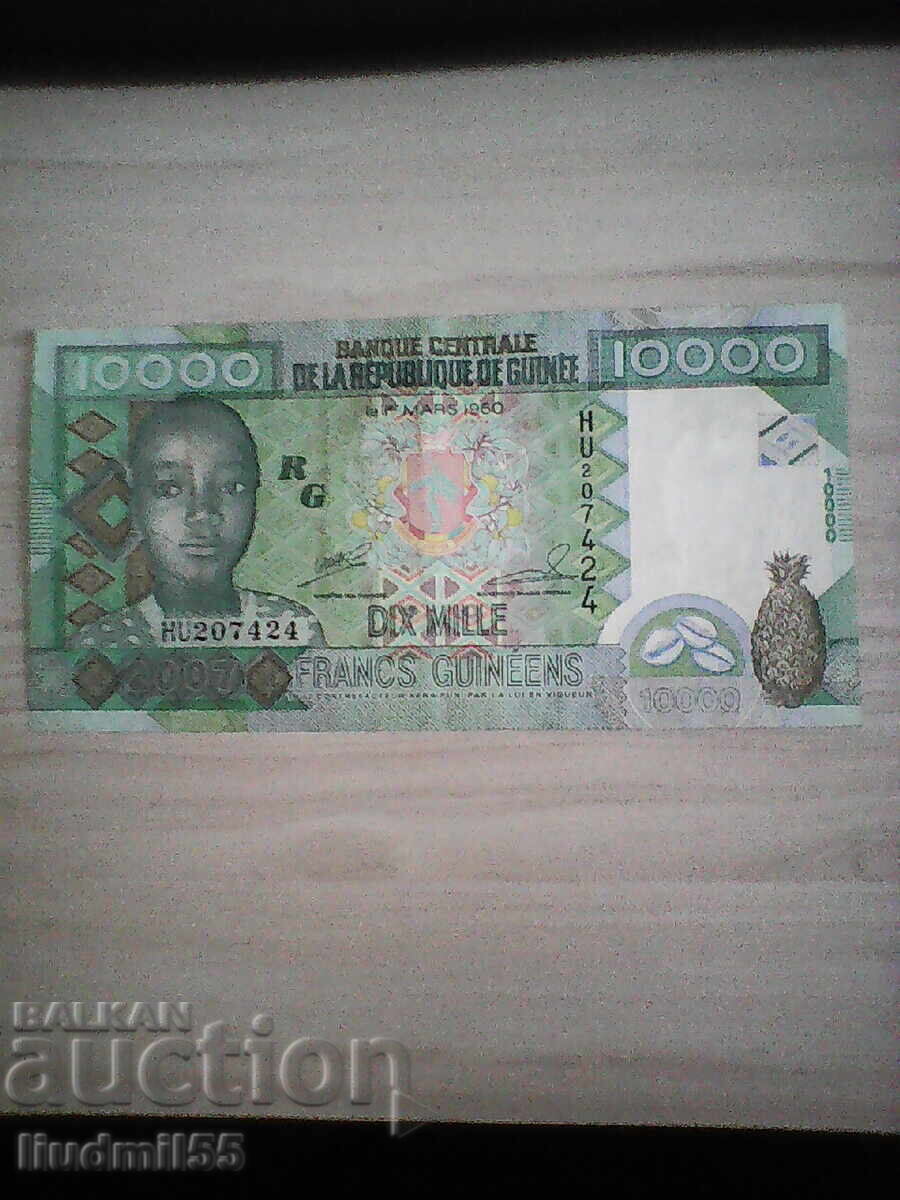 ГВИНЕЯ   10000   Франка 2007