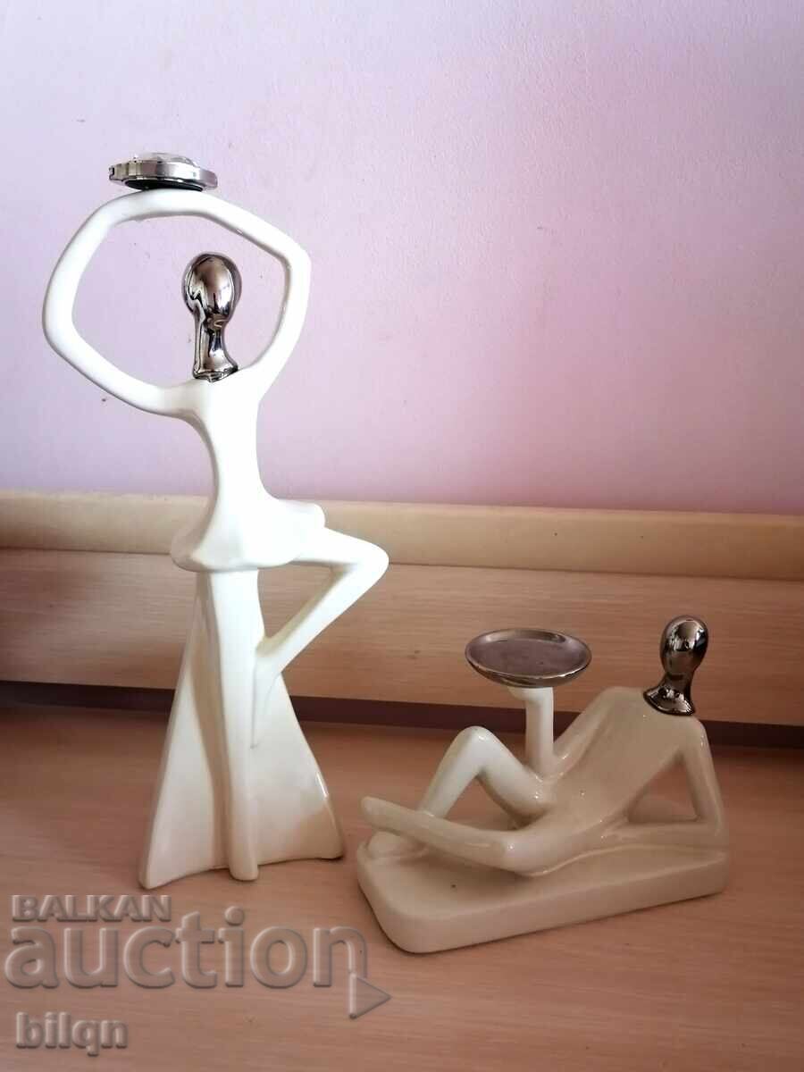 Incredibly Beautiful Porcelain Art Deco Figures Incredibly Beautiful Porcelain Art Deco Figures