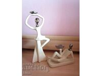 Figurine de porțelan Art Deco, incredibil de frumoase