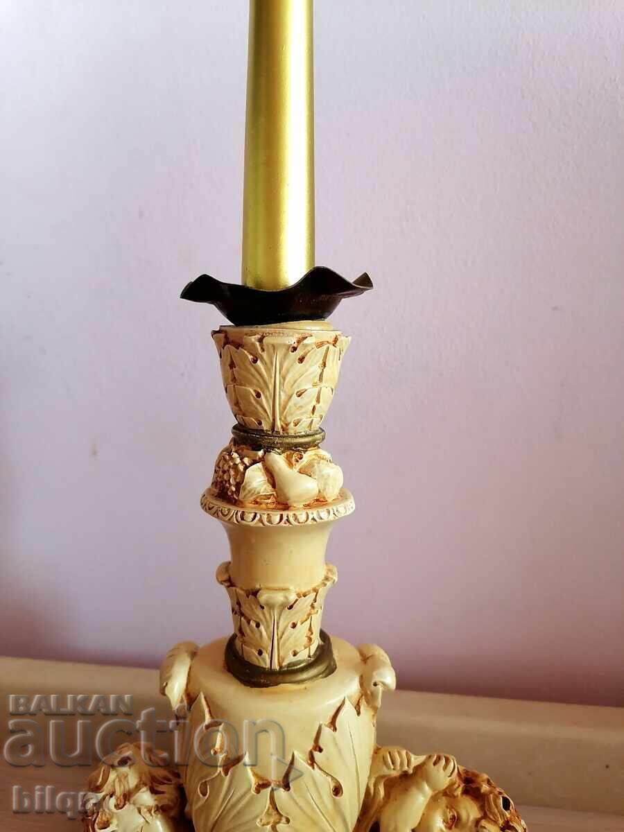 Auction  Incredibly Beautiful Candlestick-Angels