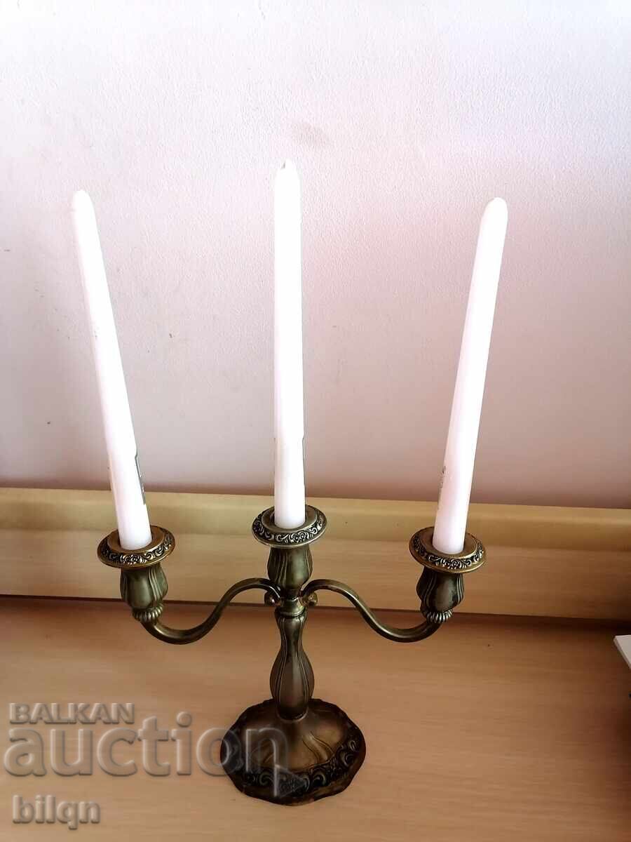 Great Old Silver Plated Candlestick with price 44.43 BGN | € 22.72 Great Old Silver Plated Candlestick with price 44.43 BGN | € 22.72