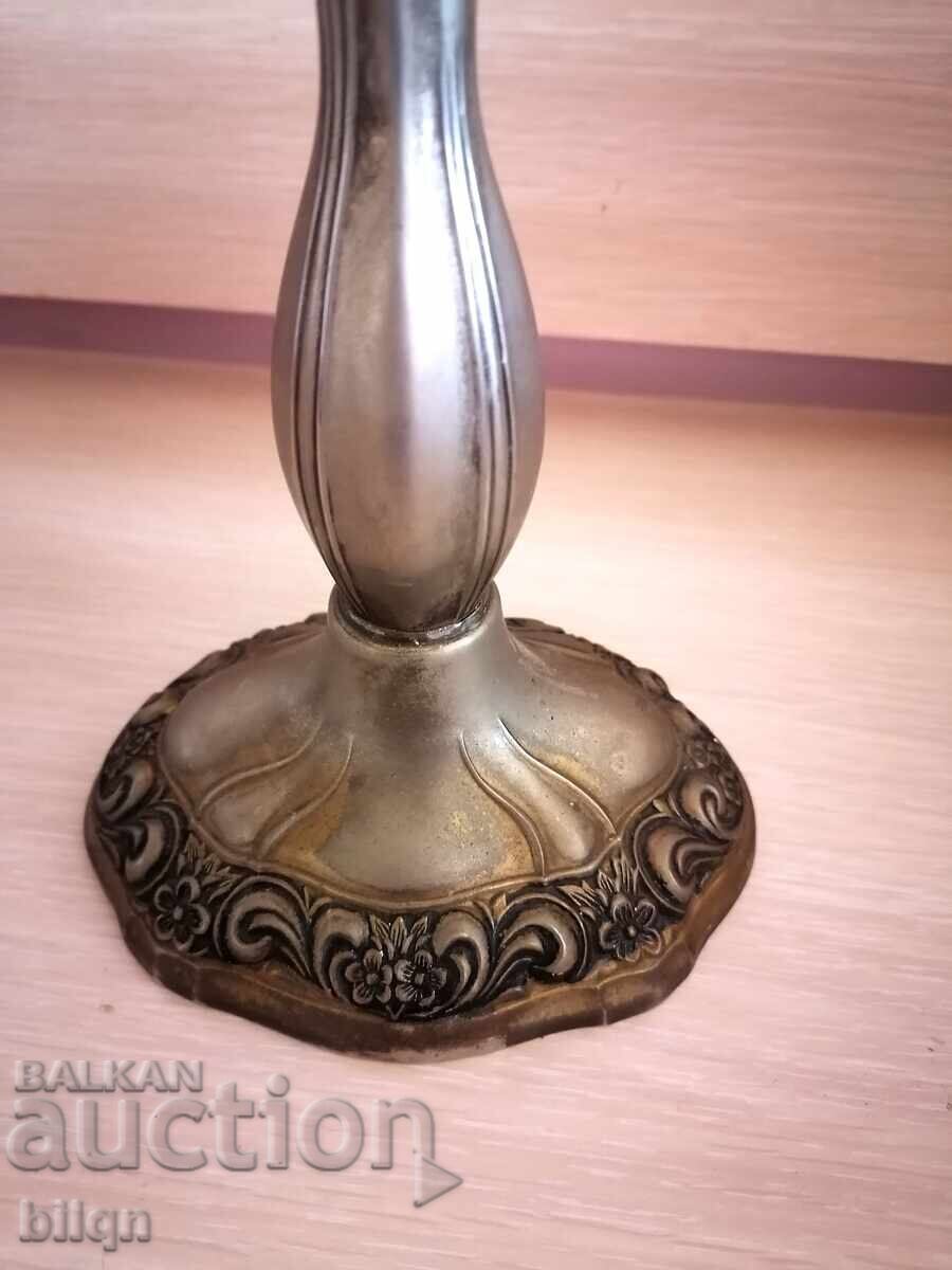 Great Old Silver Plated Candlestick - 6 Great Old Silver Plated Candlestick - 6