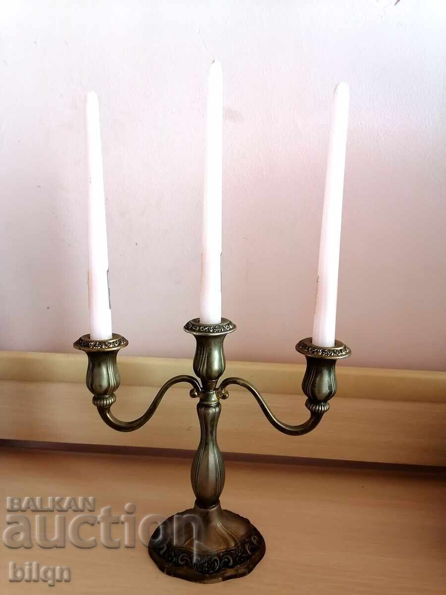 Great Old Silver Plated Candlestick Great Old Silver Plated Candlestick