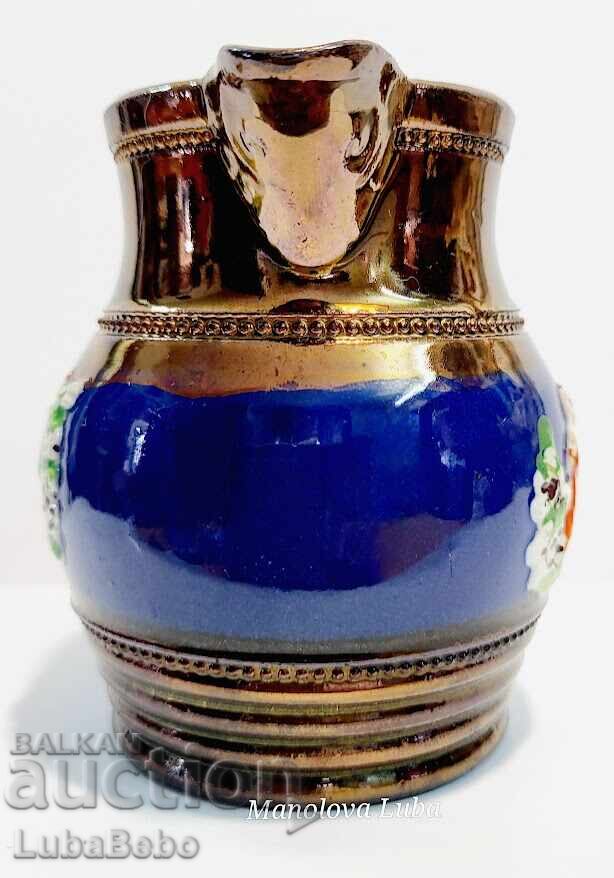Auction  English Lustreware Staffordshire Jug