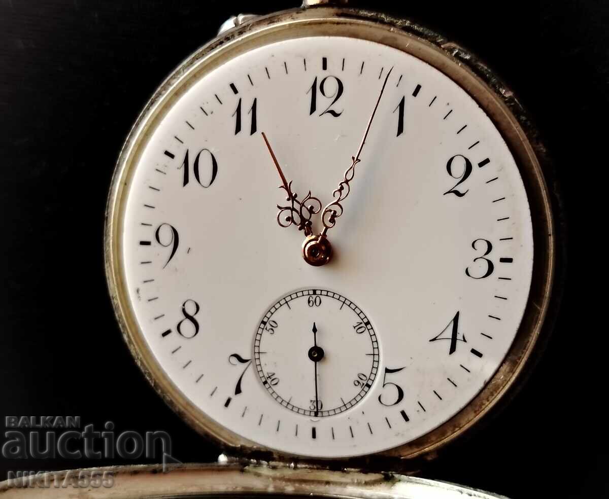 Джобен сребърен часовник Helvetia с цена 450.00 лв. | € 230.08 Джобен сребърен часовник Helvetia с цена 450.00 лв. | € 230.08