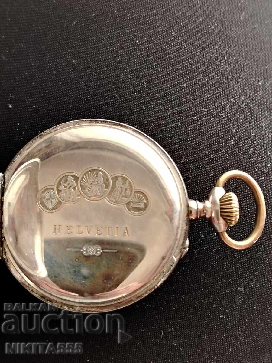 Доставка на Джобен сребърен часовник Helvetia Доставка на Джобен сребърен часовник Helvetia