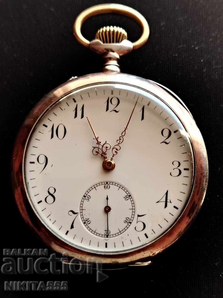 Джобен сребърен часовник Helvetia Джобен сребърен часовник Helvetia