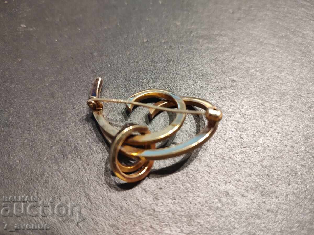 Auction Brooch, gold plating, very chic, 19.03.2025 Auction Brooch, gold plating, very chic, 19.03.2025