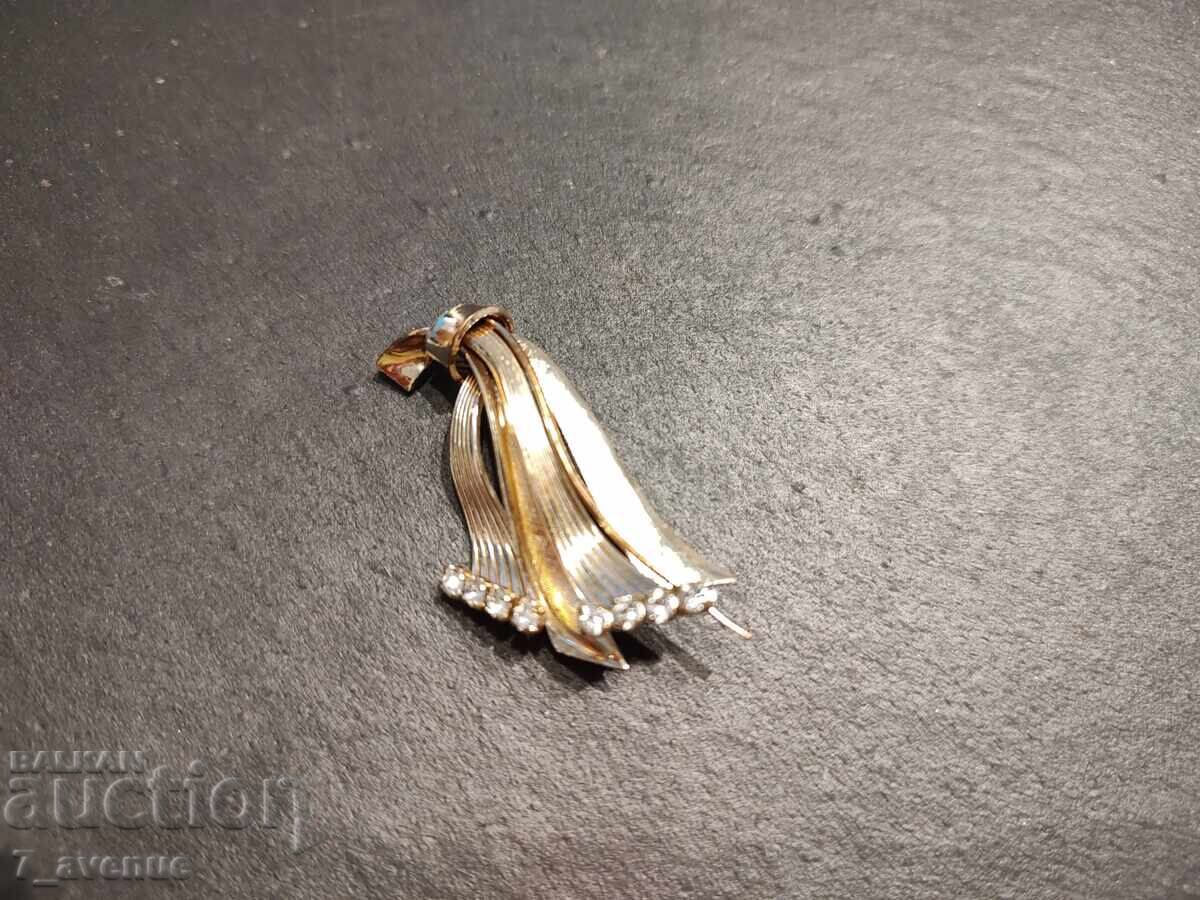 Auction Brooch, gold plating, very chic, 19.03.2025 Auction Brooch, gold plating, very chic, 19.03.2025