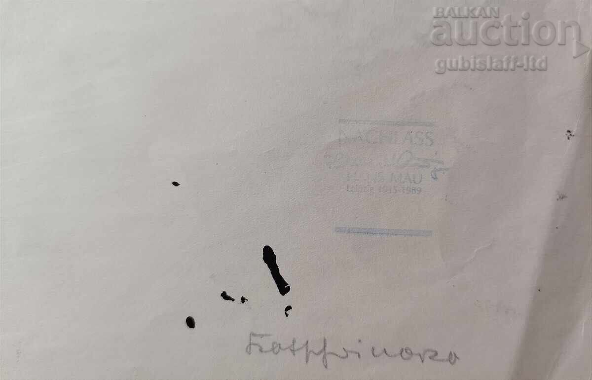 Painting, drawing, old houses, artist Hans Mau (1915-1989) - 9 with price 180.00 BGN | € 92.03 Painting, drawing, old houses, artist Hans Mau (1915-1989) - 9 with price 180.00 BGN | € 92.03