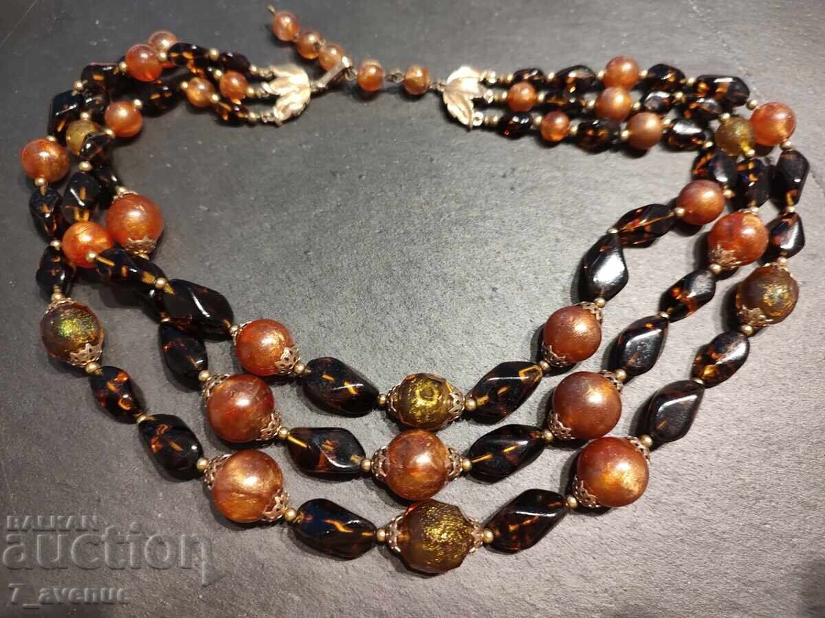 Brand necklace from the 60s-70s, Trifari gold plated USA necklace, 19.03.2025