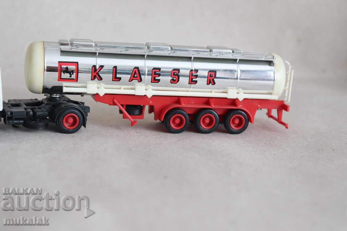 Auction  HERPA H0 1/87 MERCEDES TIRE TRUCK MODEL TROLLEY TANK