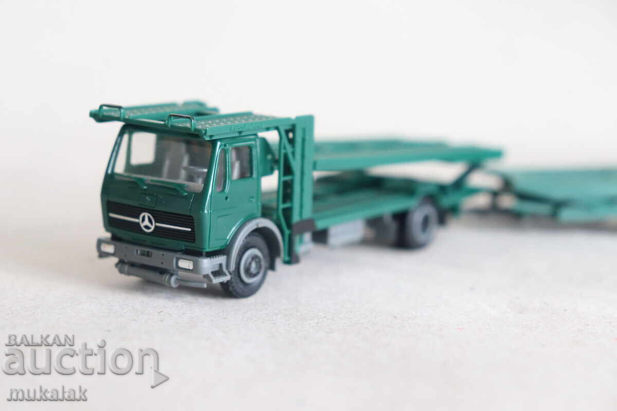 Auction  WIKING ?? HERPA ?? 1:87 H0 MERCEDES BENZ CAR TRANSPORTER TRUCK MODEL