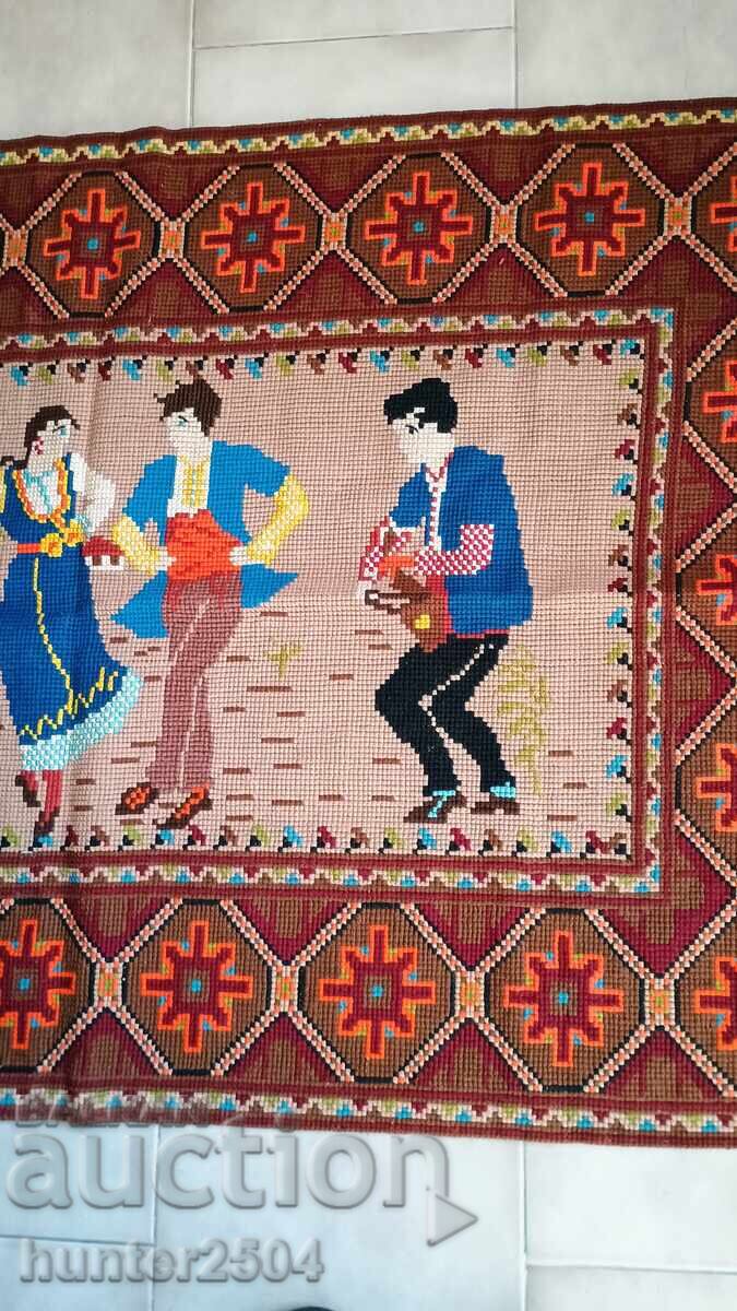 Licitație Covor - 150/89 cm, lână, brodat Licitație Covor - 150/89 cm, lână, brodat