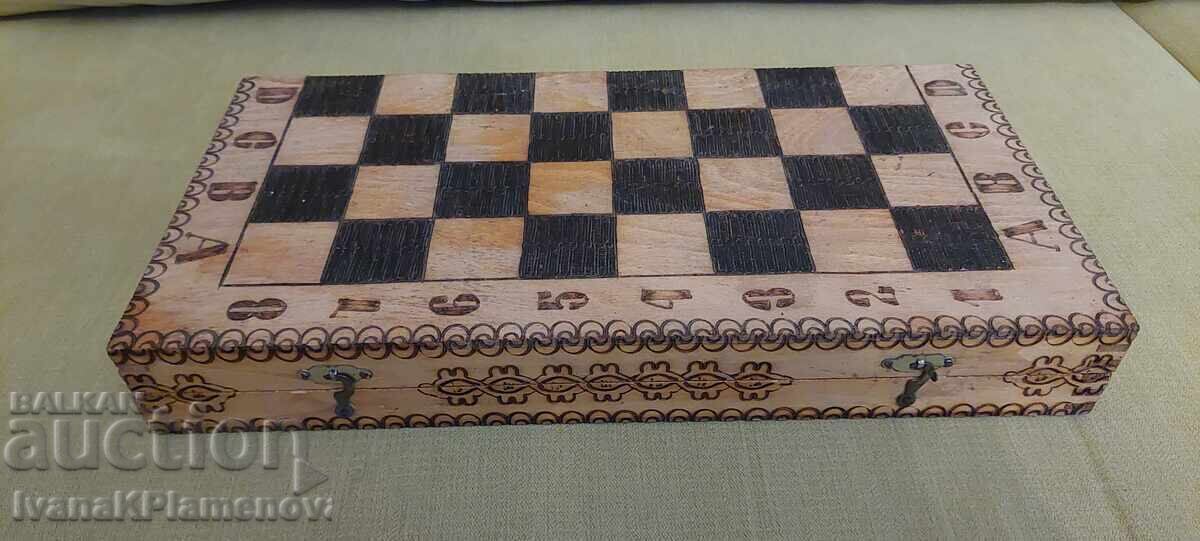 Wooden chess figures for connoisseurs, 34cm Wooden chess figures for connoisseurs, 34cm