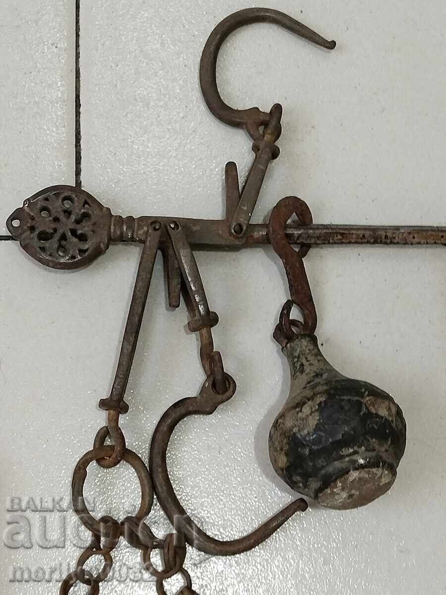 Οθωμανικό ζύγι με ζυγό και παλάτζα ζυγίζει μόνο σε οκάδες - 5 Οθωμανικό ζύγι με ζυγό και παλάτζα ζυγίζει μόνο σε οκάδες - 5