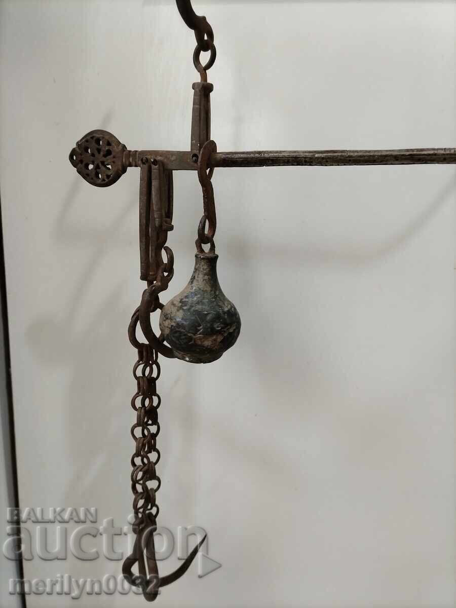 Οθωμανικό ζύγι με ζυγό και παλάτζα ζυγίζει μόνο σε οκάδες - 6 Οθωμανικό ζύγι με ζυγό και παλάτζα ζυγίζει μόνο σε οκάδες - 6