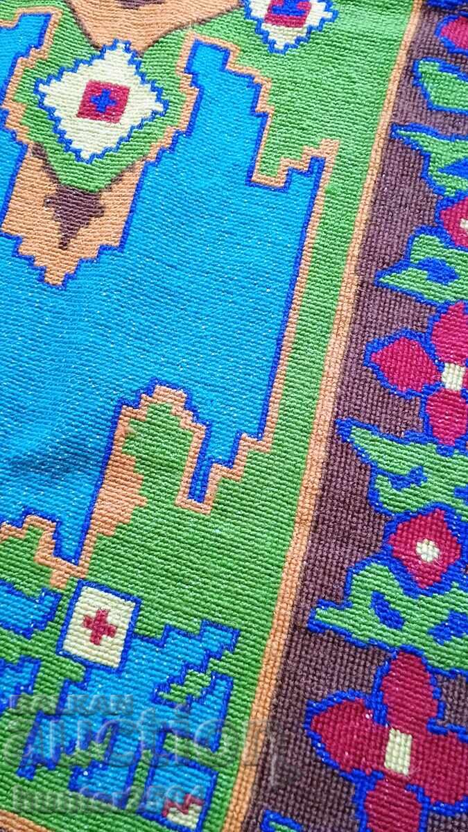 Coverlet - 147/65 cm, wool, embroidered with price 94.95 BGN | € 48.55 Coverlet - 147/65 cm, wool, embroidered with price 94.95 BGN | € 48.55