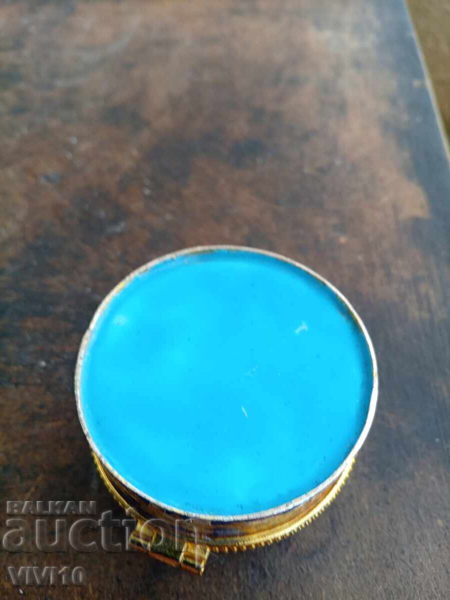 Livrarea Cutie de bijuterii veche, bronz, Aurire, Cloisonné Livrarea Cutie de bijuterii veche, bronz, Aurire, Cloisonné