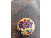 Старинна кутия за бижута, бронз,Позлата, клазоне