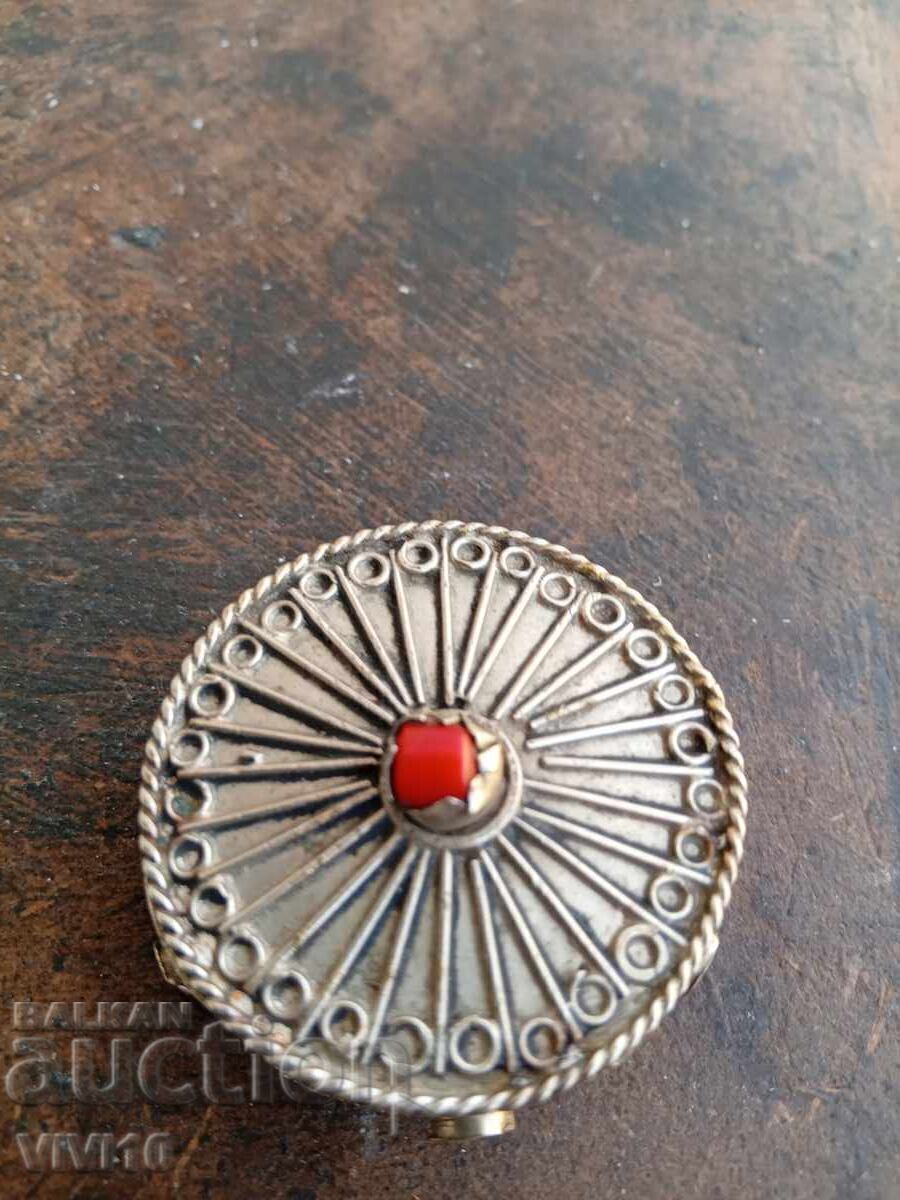 Antique jewelry box with natural stones Antique jewelry box with natural stones