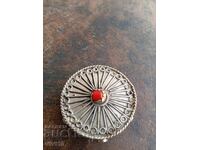 Cutie de bijuterii veche cu pietre naturale