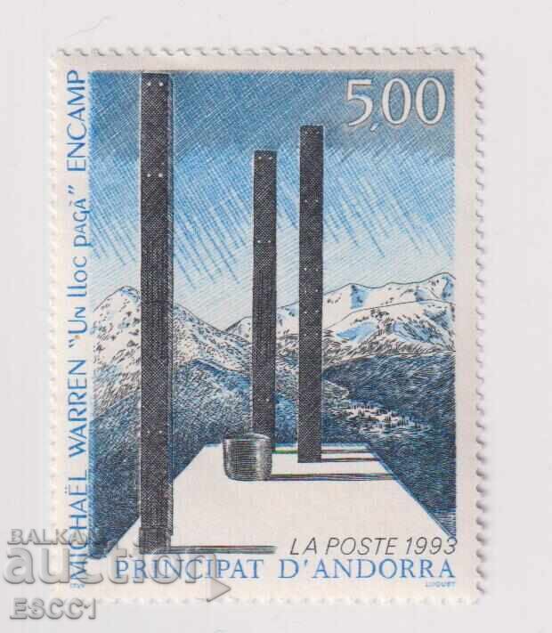 Чиста марка Скулптура  Майкъл Уорън 1993 от Андора