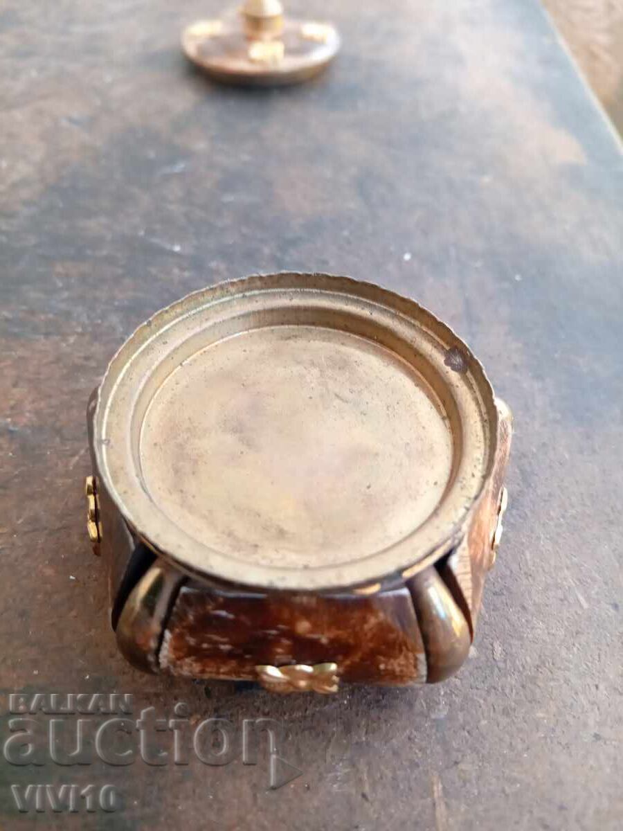 Δημοπρασία Αρχαίο κουτί κοσμημάτων, μπρούτζος και κόκαλο