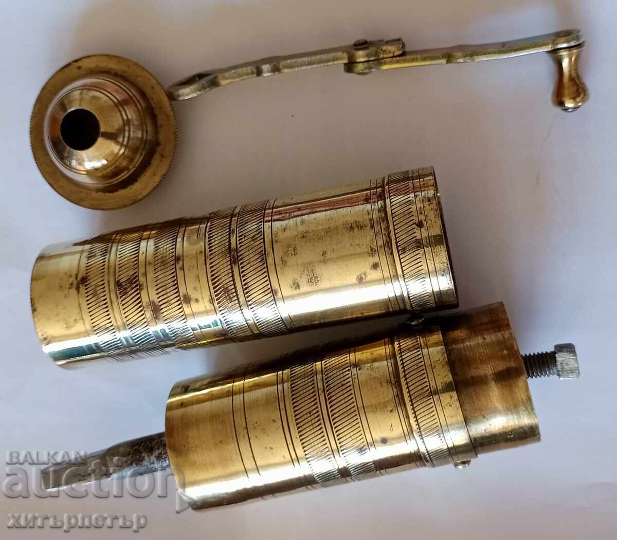 Auction  »®« Manual Coffee Grinder Retro Bronze Grinder