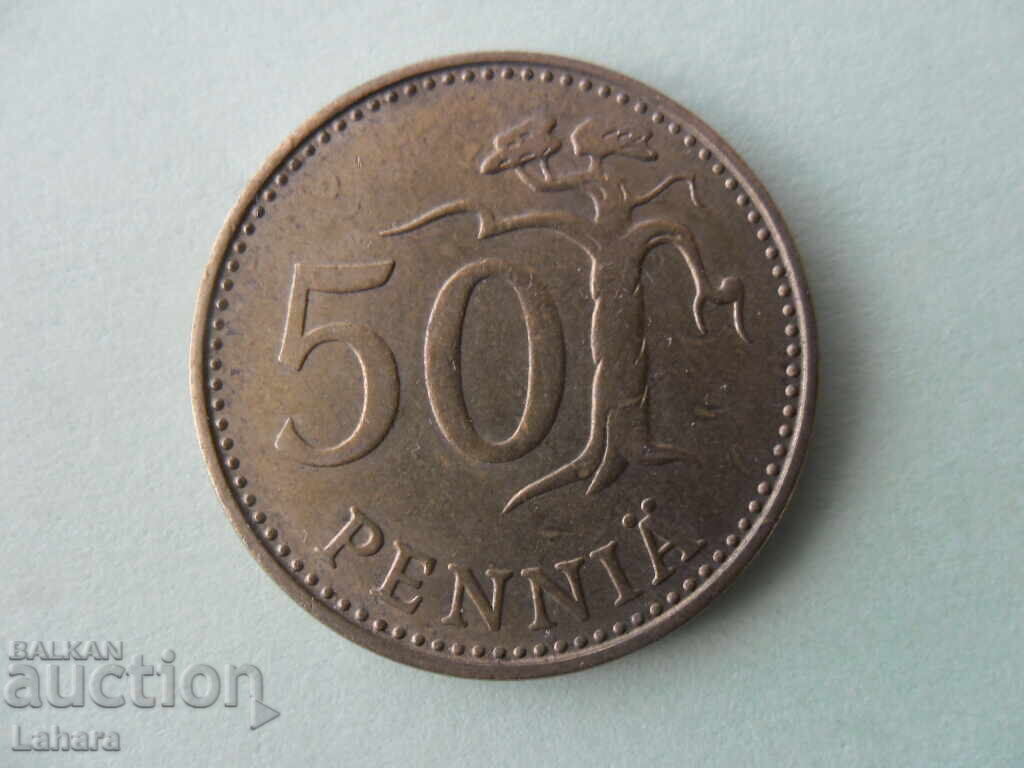 50 penni 1980 g. Finlanda