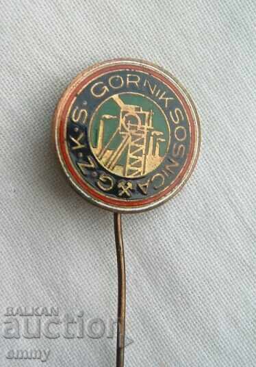 Σήμα ποδοσφαίρου - KS Gornik Sosnica/ ΦΚ Γκούρνικ Σόσνιτσα, Πολωνία με τιμή 4.00 BGN | € 2.05 Σήμα ποδοσφαίρου - KS Gornik Sosnica/ ΦΚ Γκούρνικ Σόσνιτσα, Πολωνία με τιμή 4.00 BGN | € 2.05