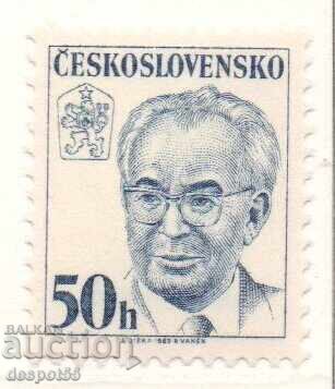 1983 Чехословакия. 70 год. от рождението на президента Хусак