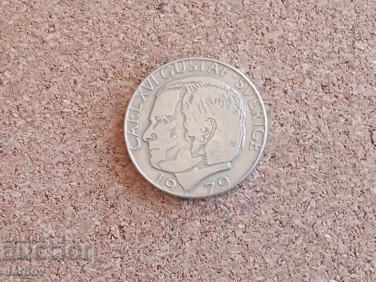 Sweden 1 krona 1979 with price 0.90 BGN | € 0.46